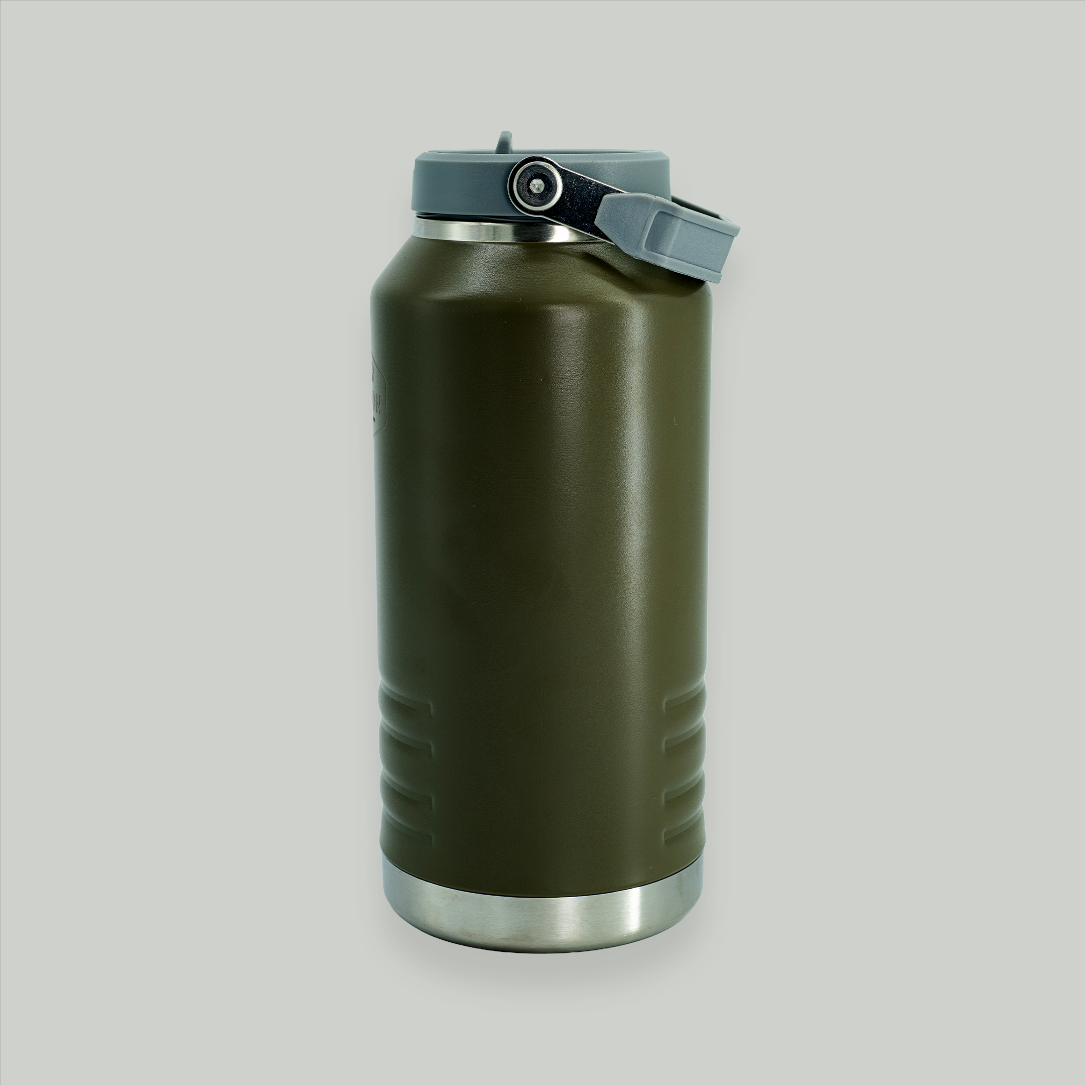 Belly Flask With Screw Lid & Handle 1.2L