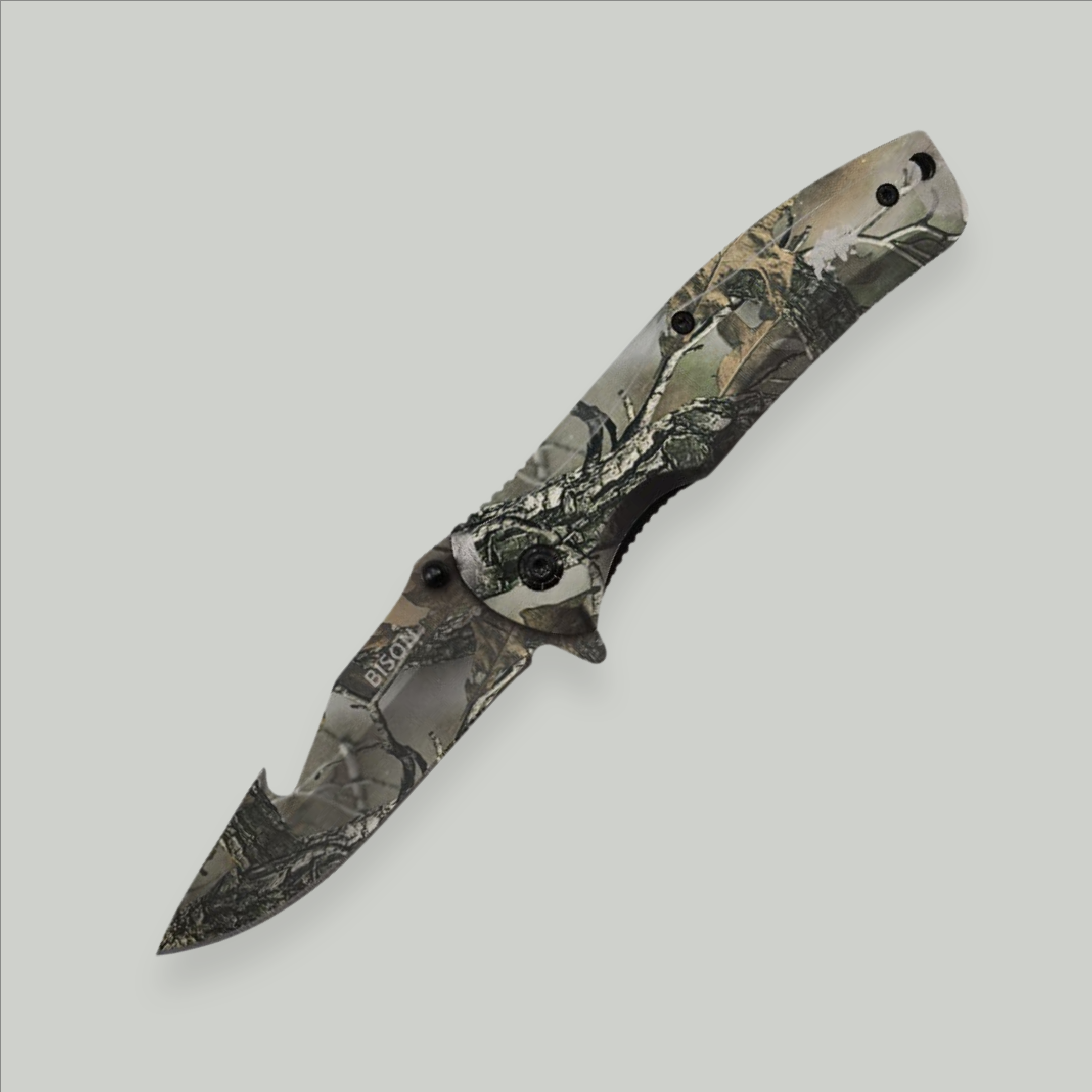 Bison Pocket Knife Large with Belly Ripper